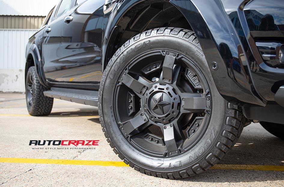 FORD RANGER MONSTER XD 2 MATTE BLACK